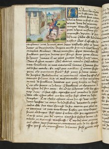 MS Hunter 252 169v Strona z Cent Nouvelles Nouvelles, c.1461-62 autorstwa French School