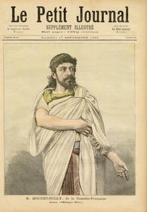 M. Mounet-Sully w Królu Edypie w Comédie-Française, okładka „Le Petit Journal” autorstwa French School