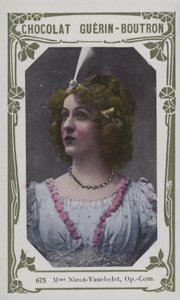 Madame Nicot-Vauchelet, Opera-Comique (kolorowe zdjęcie) autorstwa French School