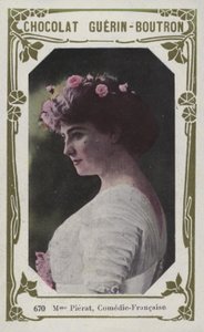Madame Pierat, Comedie-Francaise (kolorowe zdjęcie) autorstwa French School