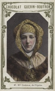 Mademoiselle Cesbron, de lOpera (kolorowe zdjęcie) autorstwa French School