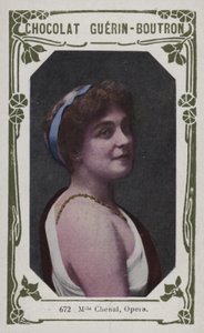 Mademoiselle Chenal, Opera (kolorowe zdjęcie) autorstwa French School