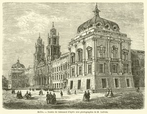 Mafra (grawerowanie) autorstwa French School