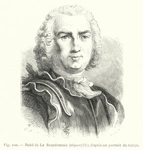 Mahé de La Bourdonnais autorstwa French School