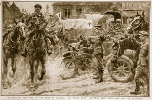Utrzymanie panowania na drogach we Francji: na służbie punktowej między linią ognia a rezerwą, 1914-19 autorstwa French School