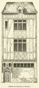 Dom Jouvenet w Rouen (rycina) autorstwa French School