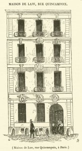 Izba Prawa, rue Quincampoix, w Paryżu (rycina) autorstwa French School