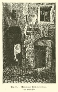 Dom Trzech Koron, rue Saint-Eloi autorstwa French School