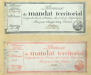 Mandaty terytorialne, c.1796 autorstwa French School