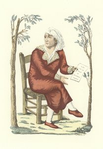 Marat w szlafroku autorstwa French School