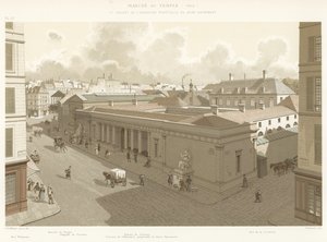 Marche du Temple, 1840 i Klasztor Nieustającej Adoracji Najświętszego Sakramentu autorstwa French School