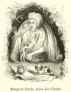 Margaret Finch, Królowa Cyganów (grafika) autorstwa French School