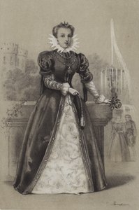 Marguerite D’York, Margaret of York (grawerowanie) autorstwa French School