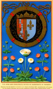 Symboliczne urządzenie Marguerite de Navarre autorstwa French School