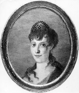 Maria Letizia Ramolino jako młoda kobieta autorstwa French School