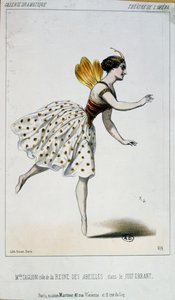 Maria Taglioni (1804-84) jako królowa pszczół w błędnym Le Juif Jacques Fromental Halevy (1799-1862) c.1852 autorstwa French School