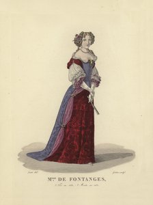 Marie Angelique de Scorailles, księżna Fontanges, kochanka króla Francji Ludwika XIV