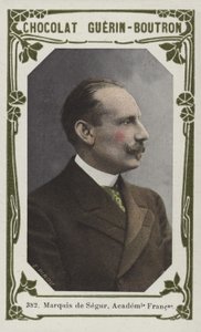 Markiz de Segur, Akademia Francuska (kolorowe zdjęcie) autorstwa French School