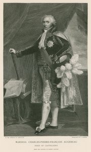 Marszałek Charles-Pierre-Francois Augereau autorstwa French School