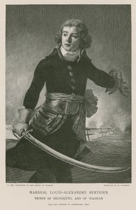 Marszałek Louis-Alexandre Berthier autorstwa French School