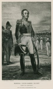 Marszałek Louis-Gabriel Suchet autorstwa French School