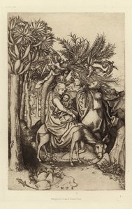 Maryja, Józef i Jezus autorstwa French School