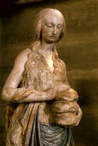 Maria Magdalena, koniec XV w. (kamień polichromowany) (patrz też 248112, 252685, 252686)