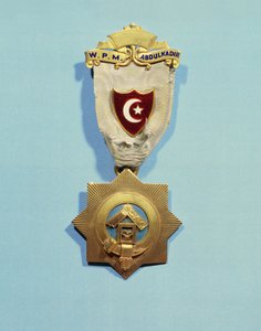 Insygnia masońskie Abd el-Kadera (emalia, metal i jedwab) autorstwa French School