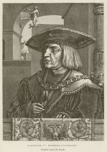 Maksymilian I, cesarz Niemiec (rycina) autorstwa French School