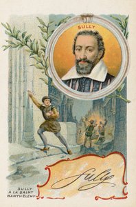 Maximilien de Bethune, książę Sully, żołnierz francuskich hugenotów i mąż stanu autorstwa French School