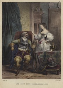 Niech Bóg cię zachowa, piękna pani! autorstwa French School