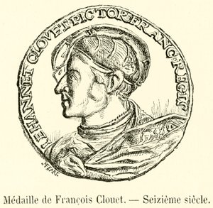 Medal Francois Cloueta, XVI w. (rycina) autorstwa French School
