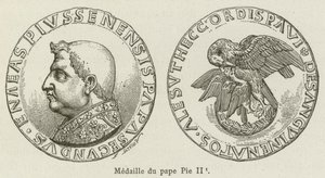 Medal Papieża Piusa II (grafika) autorstwa French School