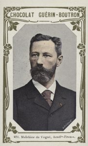 Melchior de Vogue, Academie-Francaise (kolorowe zdjęcie) autorstwa French School