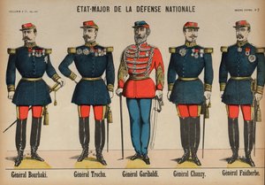 Członkowie Sztabu Generalnego Armii Francuskiej podczas wojny francusko-pruskiej autorstwa French School