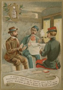 Menthe de Ricqles, karta handlowa autorstwa French School