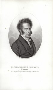 Michel Eugene Chevreul autorstwa French School