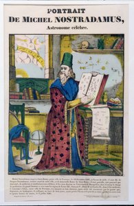 Michel Nostradame (Nostradamus) (1502-66) ok. 1840 r. autorstwa French School