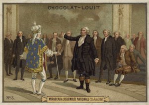 Mirabeau na Zgromadzeniu Narodowym, 23 czerwca 1789 autorstwa French School