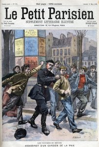 Różne fakty: Zabójstwo sił pokojowych w Paryżu rue Vergniaud w 1900 r. – w „Le petit Parisien”” autorstwa French School