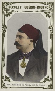 Mohamed-en-Naser, bey de Tunis (kolorowe zdjęcie) autorstwa French School