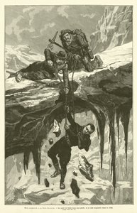 My Ascension To The Dent Blanche (grawerowanie) autorstwa French School