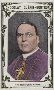 Monseigneur Cerretti (kolorowe zdjęcie) autorstwa French School