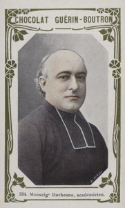 Monseigneur Duchesne, akademik (kolorowe zdjęcie) autorstwa French School