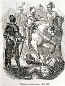 Montmorency uwięziony w Pavie (1525) - w „Histoire de France” L.-P. Anquetil autorstwa French School