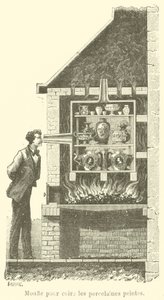 Mufa do wypalania malowanej porcelany (grawerowanie) autorstwa French School