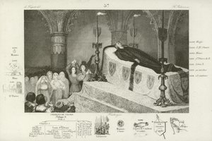 Żałoba po śmierci Ludwika XII we Francji, 1515 autorstwa French School