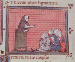 Ms 1044 fol.67 Kazanie z Ovide Moralise napisane przez Chretiena Legouaisa autorstwa French School