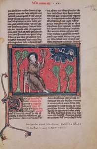Ms 320 Fol.192 Niebiosa, z De Natura rerum Thomasa van Cantimpre (1201-72) autorstwa French School