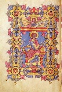 Ms 479 St. Matthew, z Ewangelii opactwa de Cysoing autorstwa French School
